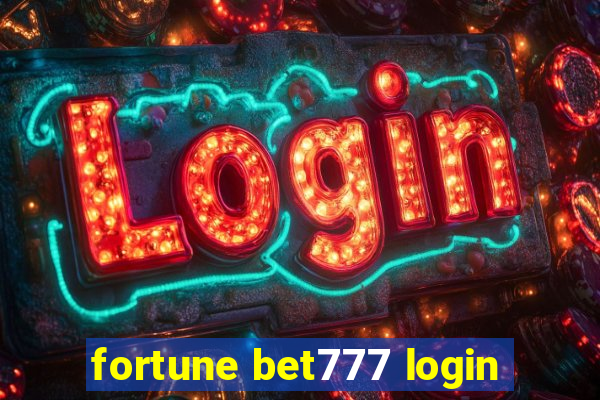 fortune bet777 login